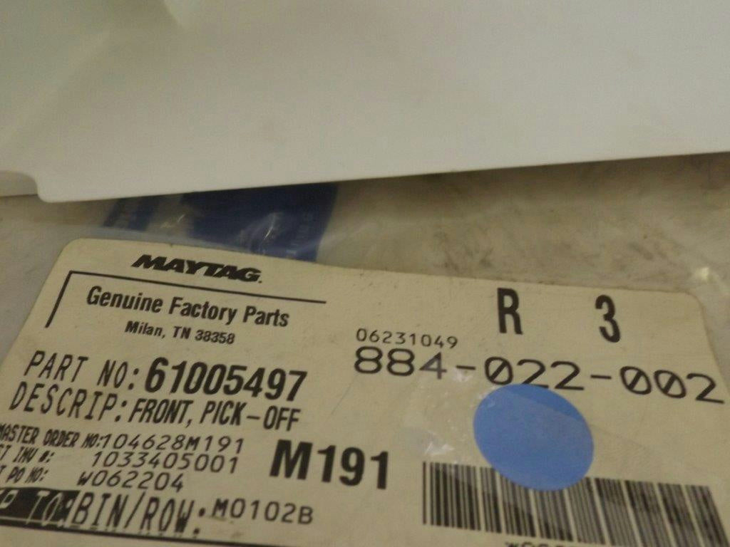 MAYTAG WHIRLPOOL REFRIGERATOR 61005497 FRONT PICK OFF NEW MAYTAG WHIRLPOOL REFRIGERATOR 61005497 FRONT PICK OFF NEW